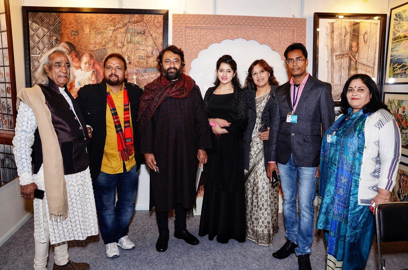 Tanisha Bakshi at an exhibition presentation
